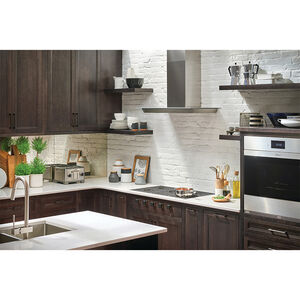 Wolf 30 in. Chimney Style Range Hood with 3 Speed Settings, Convertible Venting & 2 LED Lights - Stainless Steel, , hires