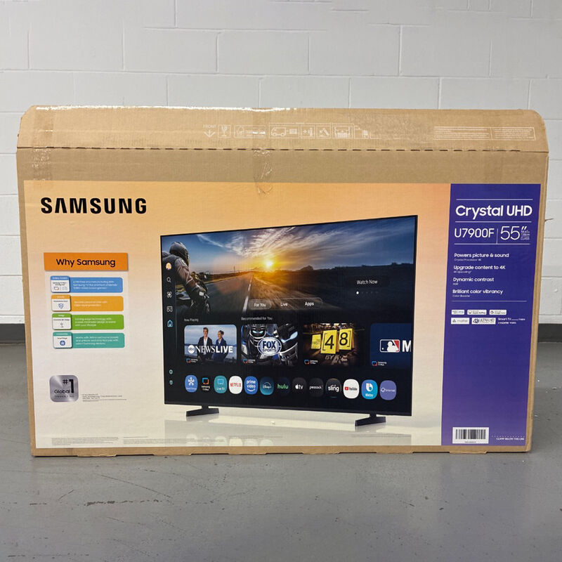 Samsung - 55" Class U7900F LED 4K UHD Smart Tizen TV (Open Box Good Condition), , hires