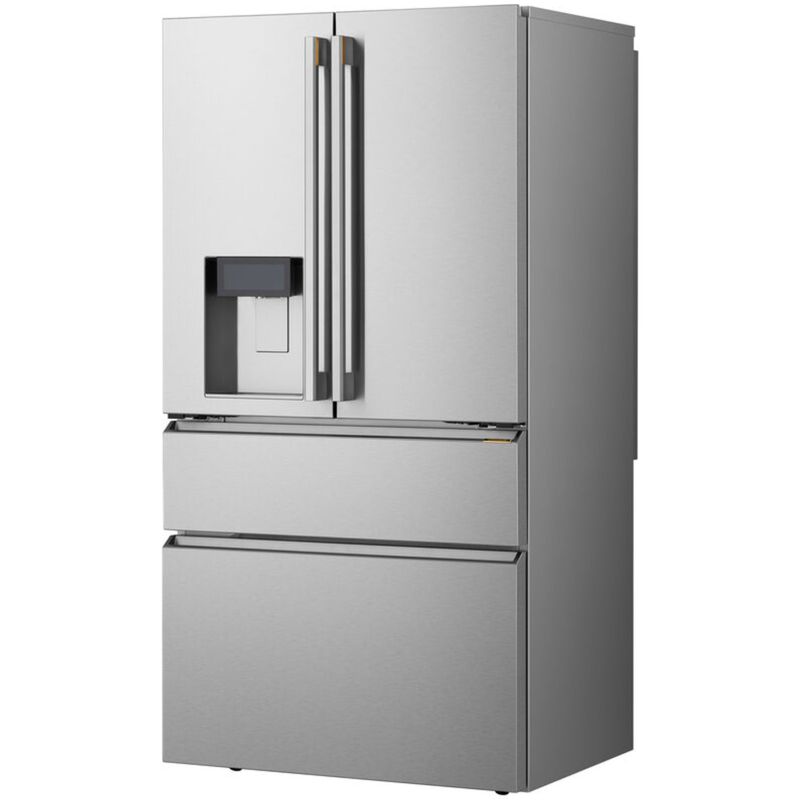 LG SIGNATURE 36 in. 21.7 cu. ft. Smart Counter Depth 4-Door French Door Refrigerator with Ice & Water Dispenser - PrintProof Stainless Steel, , hires