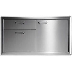 Lynx Ventana 42 in. Storage Door & Double Drawer Combination - Stainless Steel, , hires