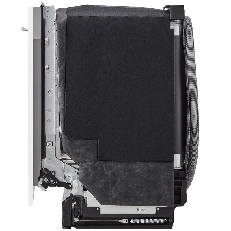 LG Studio 24 in. Top Control Flush-Mount Smart Dishwasher with 45 dBa Sound Level, 3rd-Rack & Dynamic Dry - Custom Panel Ready, , hires