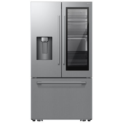 Samsung 36 in. 28.5 cu. ft. Smart French Door Refrigerator with Ice & Water Dispenser - Fingerprint Resistant Stainless | RF80H30CER