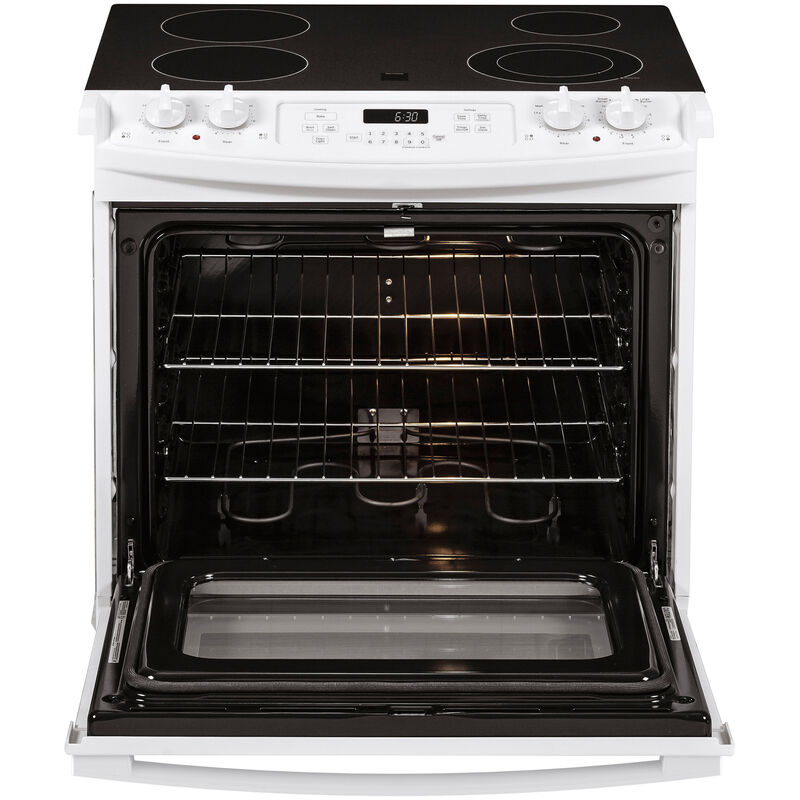GE 30 in. 4.4 cu. ft. Drop-In Electric Range with Smoothtop Burners - White, , hires