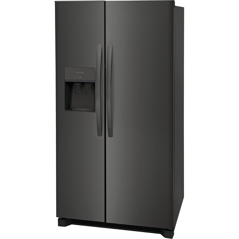 Frigidaire black stainless steel fridge deals