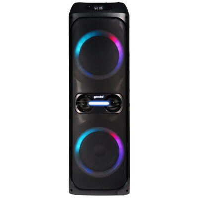 Gemini Bluetooth Speaker System with LED Party Lighting - Black | GHK-2800