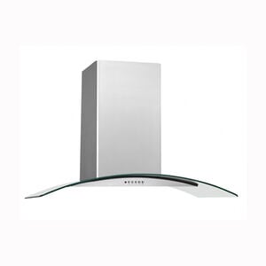 Frigidaire 42 in. Convertible Chimney Style Range Hood with 400 CFM, 3 Fan Speeds & 4 Halogen Lights - Stainless Steel, , hires