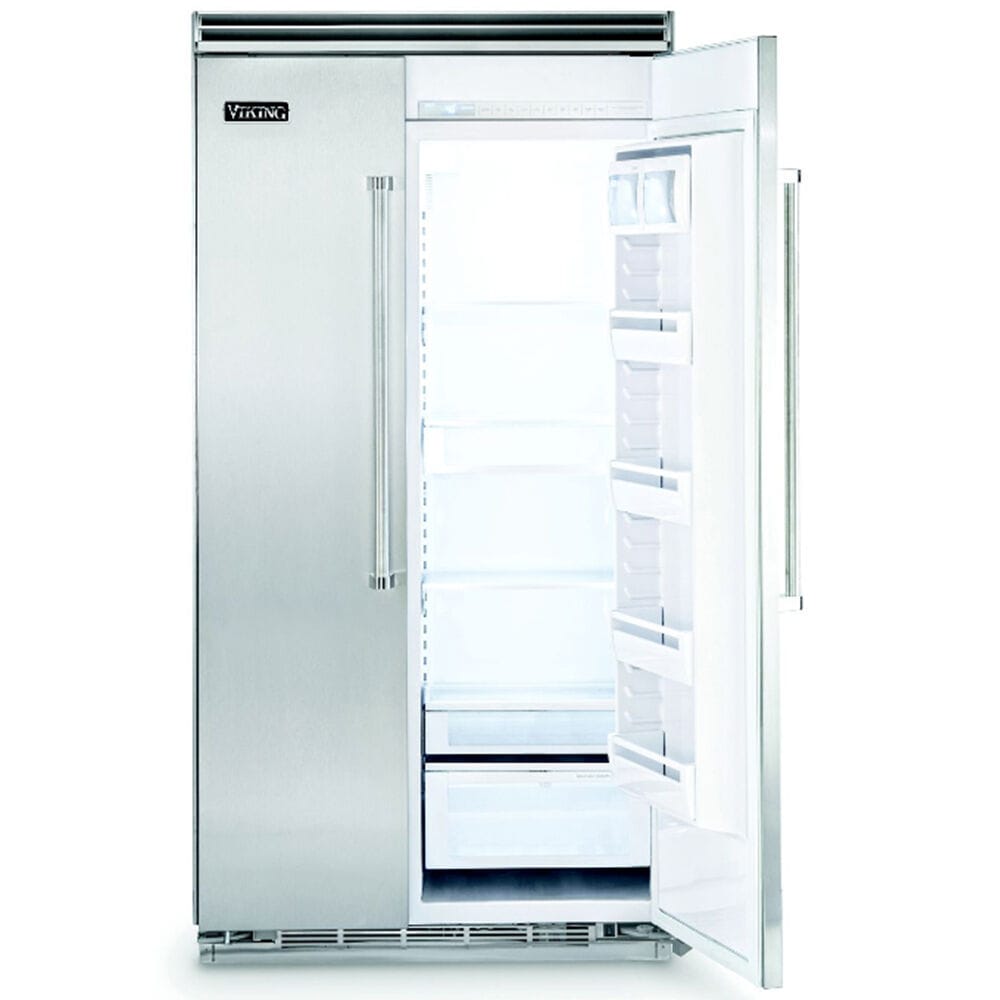 Viking 42 inch side outlet by side refrigerator
