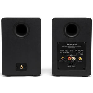 Victrola Tempo Bluetooth Bookshelf Speakers - Black, , hires