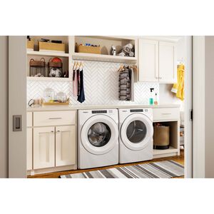 Whirlpool 27 in. 7.4 cu. ft. Stackable Ventless Electric Dryer with Heat Pump & Sensor Dry - White, , hires