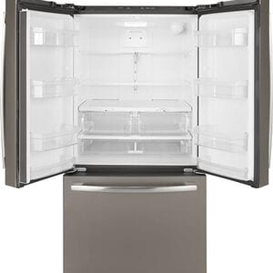 GE 36 in. 27 cu. ft. French Door Refrigerator with Internal Water Dispenser - Fingerprint Resistant Slate, Slate, hires
