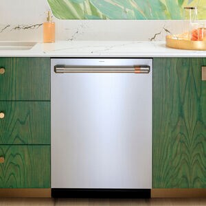Cafe 24 in. Top Control Dishwasher with 42 dBa Sound Level, 3rd-Rack & Ultra Wash & Dry - Stainless Steel, , hires