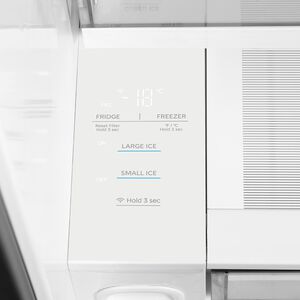 Midea 36 in. 26.5 cu. ft. Smart Counter Depth French Door Refrigerator with Internal Water Autofill Pitcher - Stainless Steel, , hires