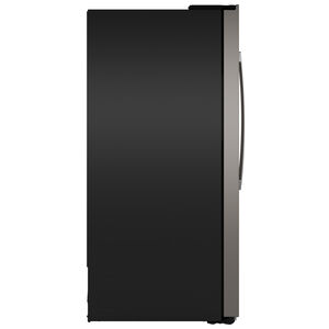 GE 36 in. 27.9 cu. ft. Side-by-Side Refrigerator with Ice & Water Dispenser - Slate, Slate, hires