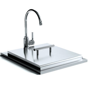 XO 18" Drop-In Sink and Faucet, , hires