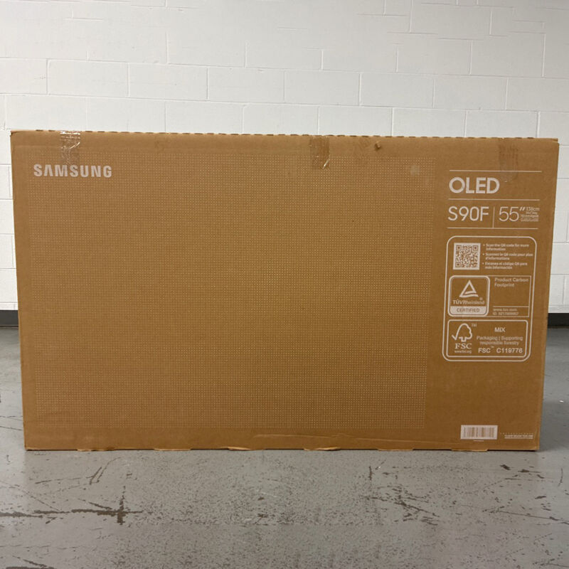 Samsung - 55" Class S90F OLED 4K UHD Samsung Vision AI Smart TV (Open Box Excellent Condition), , hires