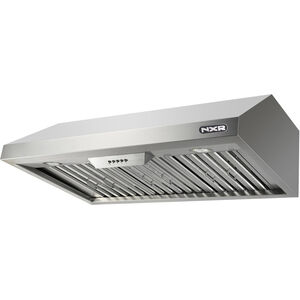 NXR EH Series 30 in. Canopy Pro Style Range Hood with 3 Speed Settings, 800 CFM, Ducted Venting & 2 LED Lights - Stainless Steel, , hires