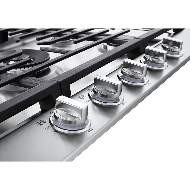LG 36 in. 5-Burner Smart Natural Gas Cooktop with Griddle, Simmer