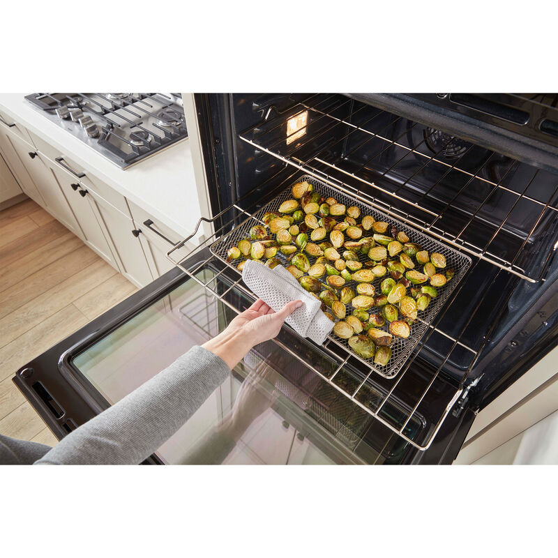 Whirlpool 30 in. 5 cu. ft. Smart Electric Single Wall Oven with Standard Convection - Fingerprint Resistant Stainless, , hires