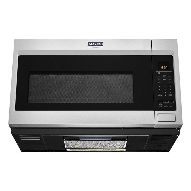 Maytag 30" 1.9 Cu. Ft. Over-the-Range Microwave with 10 Power Levels - Fingerprint Resistant Stainless Steel, , hires