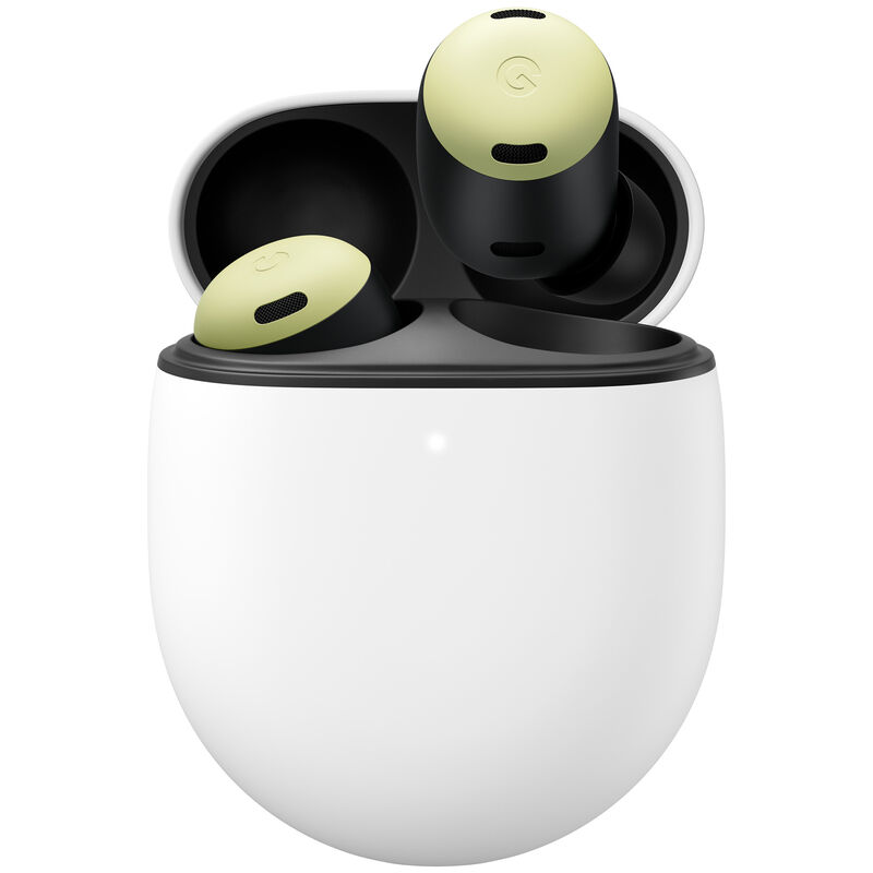 Google - Pixel Buds Pro True Wireless Noise Cancelling Earbuds - Lemongrass, Lime, hires
