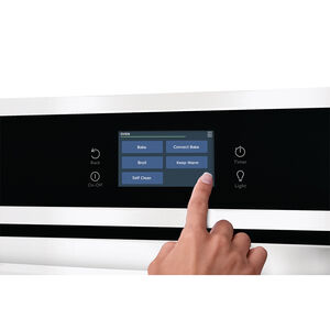 Frigidaire 30 in. 5.3 cu. ft. Electric Single Wall Oven with Standard Convection - White, White, hires