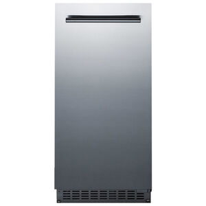 Summit 15 in. Ice Maker with 26 Lbs. Ice Storage Capacity & Clear Ice Technology - Stainless Steel, , hires