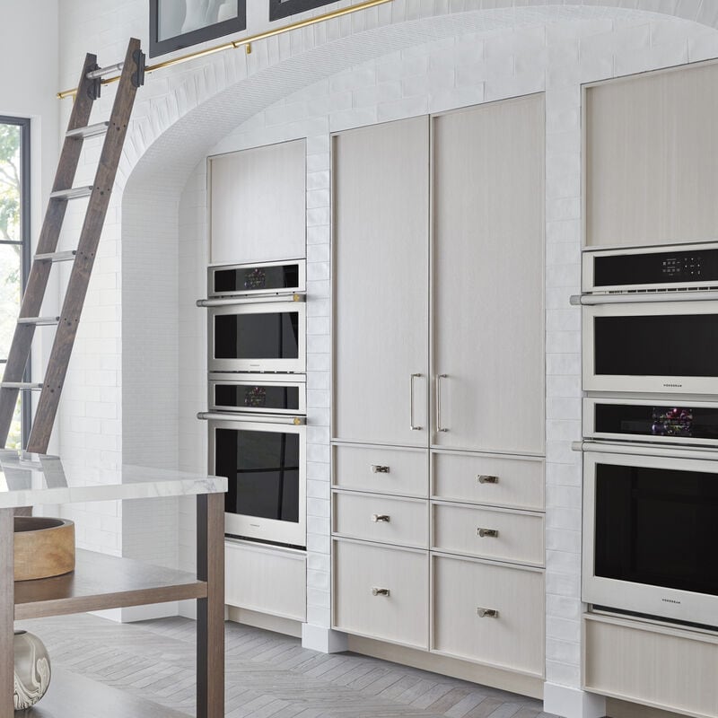 Monogram Statement Series 30 in. 5 cu. ft. Smart Speed Electric Single Wall Oven with True European Convection - Stainless Steel, , hires