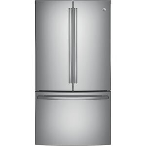 GE 36 in. 28.7 cu. ft. French Door Refrigerator - Stainless Steel, Stainless Steel, hires