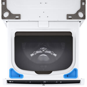 LG SideKick 27 in. 1.0 cu. ft. TwinWash Compatible Pedestal Washer - White, , hires
