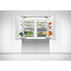 Fisher & Paykel Series-11 30 in. Built-In 15.9 cu. ft. Counter Depth Bottom Freezer Refrigerator with Internal Water Dispenser Left Hinge - Custom Panel Ready, , hires