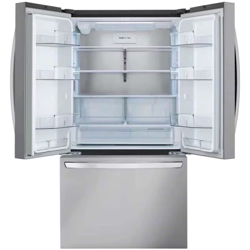 LG 36 in. 31.7 cu. ft. Smart French Door Refrigerator with Internal Water Dispenser - PrintProof Stainless Steel, , hires
