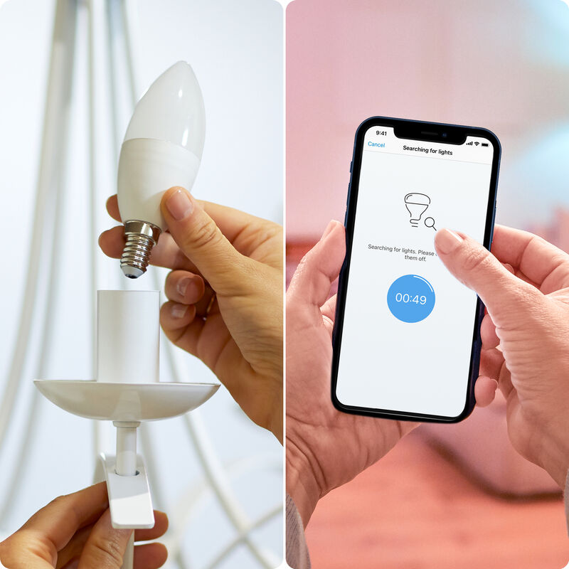 WiZ - BLE Color Candle Bulb - Multi Color, , hires