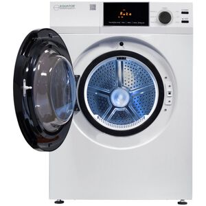 Equator Deluxe 24 in. 4.0 cu. ft. Stackable Electric Dryer with Sensor Dry, Sanitize & Steam Cycle - White, , hires