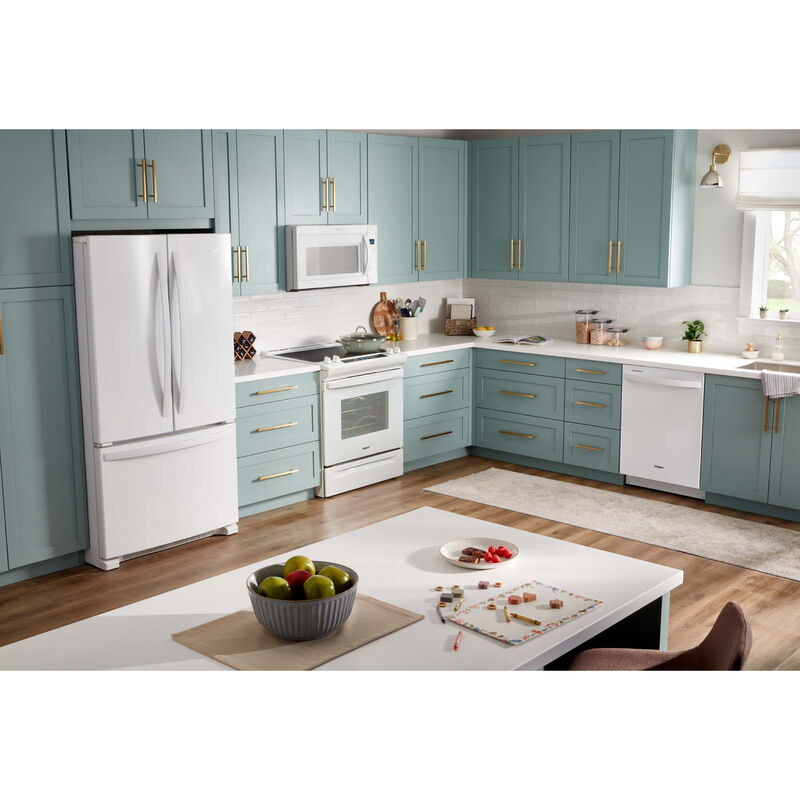 Whirlpool 30 in. 4.8 cu. ft. Slide-In Electric Range with Radiant Burners - White, White, hires