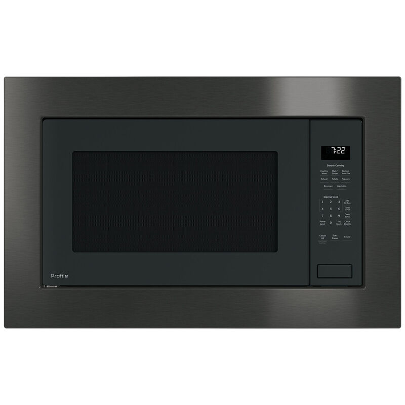 GE Built-in Trim Kit for Microwaves - Black Stainless, , hires
