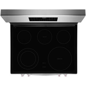 Frigidaire 30 in. 5.3 cu. ft. Air-Fry True European Convection Steam Oven Electric Range with 5 Induction Burner - Stainless Steel, , hires