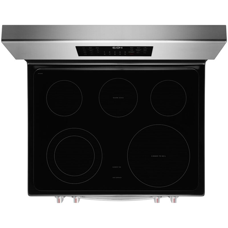 Frigidaire 30 in. 5.3 cu. ft. Air-Fry True European Convection Steam Oven Electric Range with 5 Induction Burner - Stainless Steel, , hires