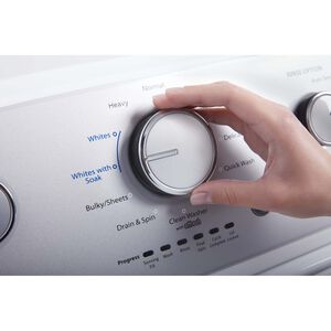 Whirlpool 28 in. 3.8 cu. ft. Top Load Washer with Agitator & Soil Level Selection - White, , hires