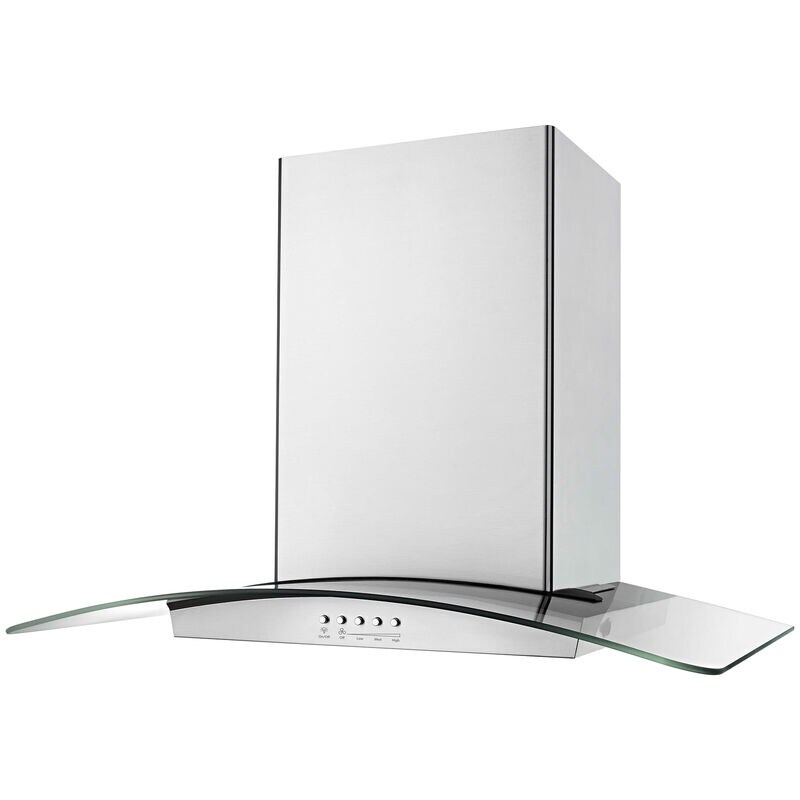 Whirlpool 30 in. Convertible Chimney Style Range Hood with 400 CFM, 3 Fan Speeds & 2 LED Lights - Stainless Steel, , hires