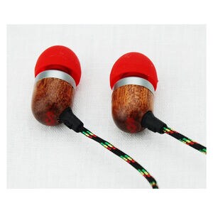 House of Marley Smile Jamaica In-Ear Wired Headphones - Fire, Red, hires