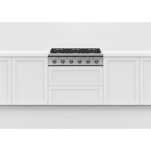 Fisher & Paykel Professional Series 9 36 in. 6-Burner Natural Gas Rangetop with Simmer & Power - Stainless Steel, , hires