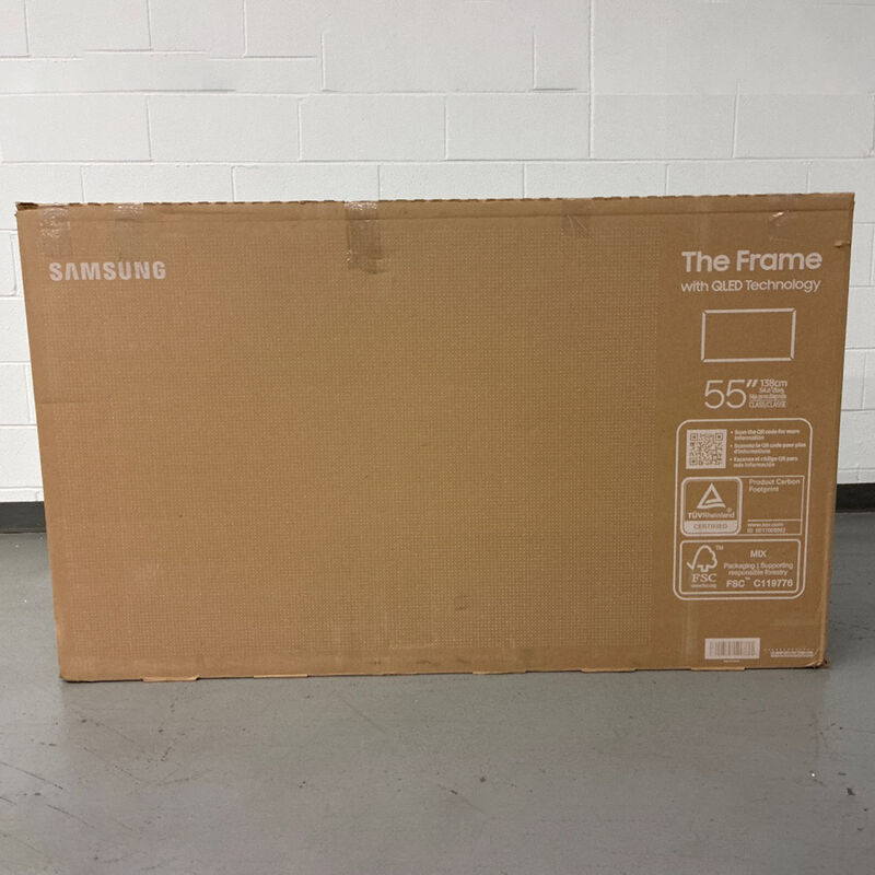Samsung - 55" Class The Frame LS03FA QLED 4K UHD Samsung Vision AI Smart TV (Open Box Good Condition), , hires