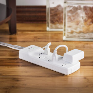 CyberPower 10-Outlet Essential Surge Protector - White, , hires