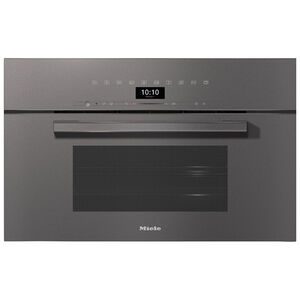 Miele 30 in. 1.8 cu. ft. Electric Smart Wall Oven with Standard Convection & Manual Clean - Graphite Gray, , hires