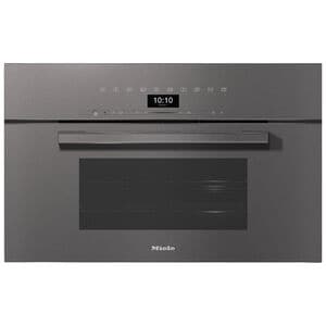 Miele VitroLine 30 in. 1.8 cu. ft. Smart Steam Electric Single Wall Oven with True European Convection - Graphite Gray, , hires