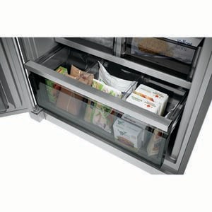 Electrolux 33 in. 18.9 cu. ft. Built-in Double-Drawers Upright Freezer with Ice-Maker & Adjustable Shelves - Stainless Steel, , hires