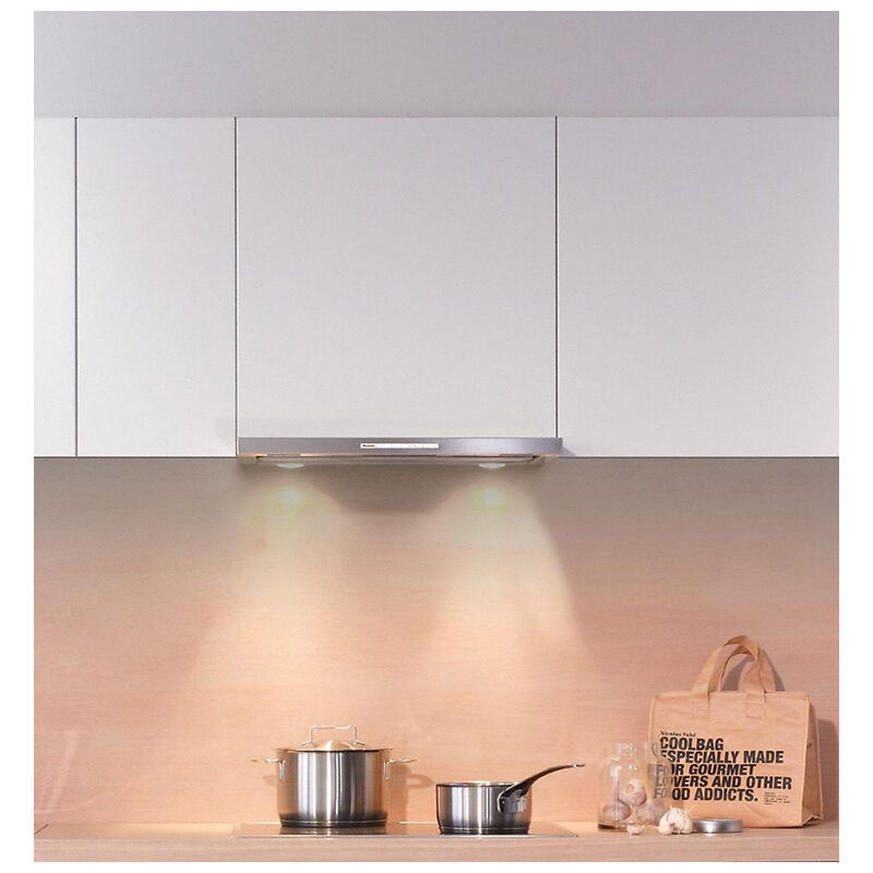 Miele 24 in. Standard Style Range Hood with 4 Speed Settings, Convertible Venting & 2 LED Lights - Stainless Steel, , hires