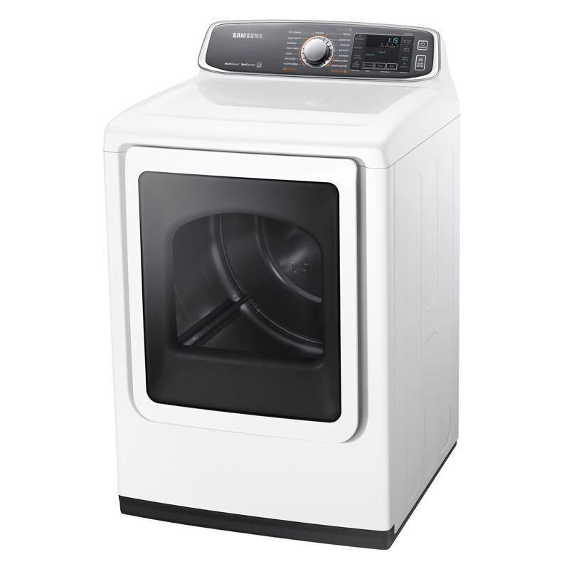 Samsung 7.4 Cu. Ft. Electric Dryer w/ Steam Cycles - White, , hires