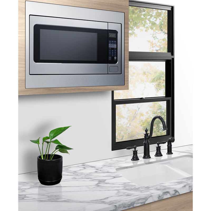 Summit 27 in. 2.2 cu. ft. 1200W Low Profile Built-In Microwave