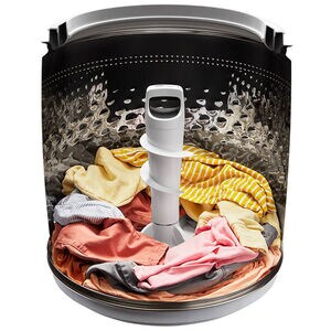 Whirlpool 27 in. 5.3 cu. ft. Smart Top Load Washer with 2-in-1 Removable Agitator & Sanitize with Oxi - White, White, hires